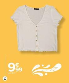 T-shirt Femme offre à 9,99€ sur Carrefour