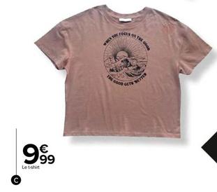 T-shirt Femme offre à 9,99€ sur Carrefour