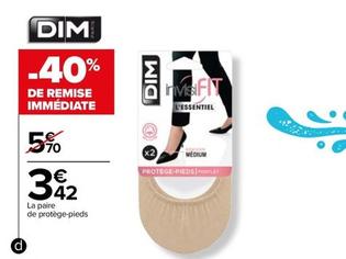 Dim - Protège-pieds Invisifit L'essentiel offre à 3,42€ sur Carrefour