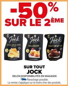 Jock - Sur Tout offre sur Carrefour