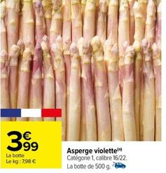 Asperge Violette offre à 3,99€ sur Carrefour