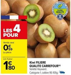 Carrefour - Kiwi Filiere Qualité offre à 0,59€ sur Carrefour