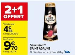 Saint Agaune - Saucisson offre à 4,85€ sur Carrefour