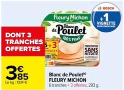 Fleury Michon - Blanc De Poulet offre à 3,85€ sur Carrefour
