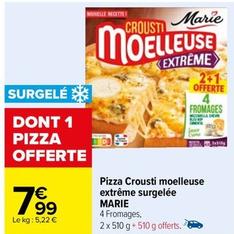 Marie - Pizza Crousti Moelleuse Extrême Surgelée offre à 7,99€ sur Carrefour