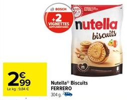 Ferrero - Nutella Biscuits offre à 2,99€ sur Carrefour