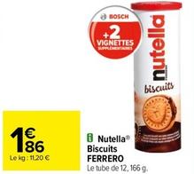 Ferrero - Nutella Biscuits offre à 1,86€ sur Carrefour