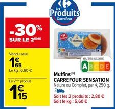 Carrefour - Sensation Muffins offre à 1,65€ sur Carrefour