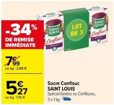 Saint Louis - Sucre Confisuc offre à 5,27€ sur Carrefour