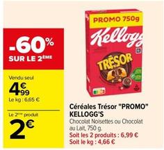 Kellogg's - Céréales Trésor "Promo" offre à 4,99€ sur Carrefour