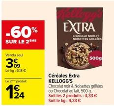 Kellogg's - Céréales Extra offre à 3,09€ sur Carrefour