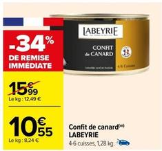 Labeyrie - Confit De Canard offre à 10,55€ sur Carrefour