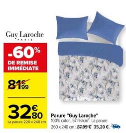 Parure "Guy Laroche" offre à 32,8€ sur Carrefour