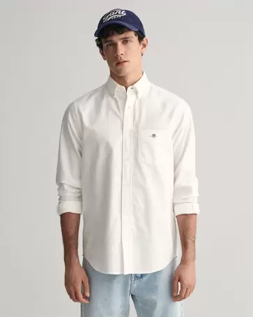 Chemise regular fit en coton Oxford classique offre à 120€ sur Gant