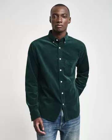 Chemise regular fit en velours côtelé offre à 130€ sur Gant