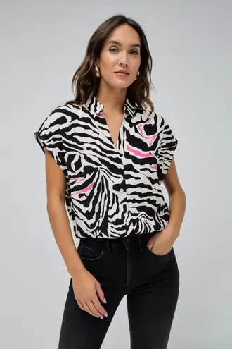 BLOUSE IMPRIMÉ ANIMAL offre à 59,95€ sur Salsa