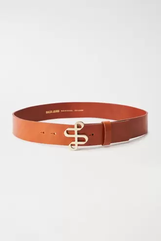 CEINTURE EN CUIR AVEC BOUCLE EN MÉTAL offre à 39,95€ sur Salsa