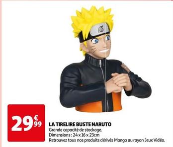 La Tirelire Buste Naruto offre à 29,99€ sur Auchan Hypermarché