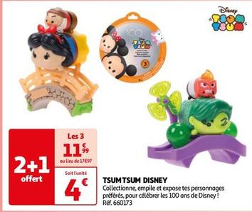 Tsum Tsum Disney offre à 4€ sur Auchan Hypermarché