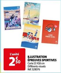 Illustration Épreuves Sportives offre à 2,5€ sur Auchan Hypermarché