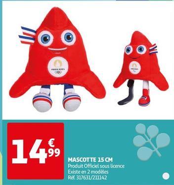 Mascotte offre à 14,99€ sur Auchan Hypermarché