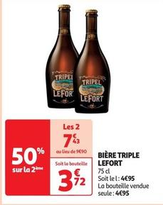 Lefort - Bière Triple