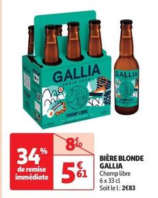 Gallia - Bière Blonde
