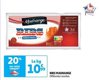 Madrange - Ribs offre à 10,99€ sur Auchan Supermarché