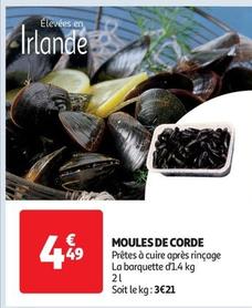 Moules De Corde offre à 4,49€ sur Auchan Supermarché