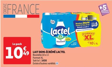 Lactel - Lait Demi-écrémé offre à 10,49€ sur Auchan Supermarché