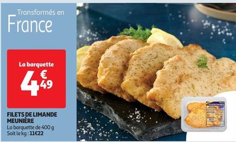 Filets De Limande Meunière offre à 4,49€ sur Auchan Supermarché