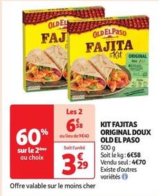 Old El Paso - Kit Fajitas Original Doux offre à 4,7€ sur Auchan Supermarché
