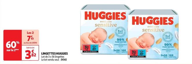 Huggies - Lingettes offre à 3,82€ sur Auchan Supermarché