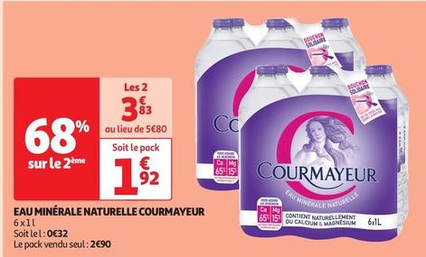 Courmayeur - Eau Minerale Naturelle offre à 1,92€ sur Auchan Supermarché