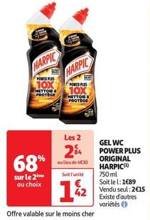 Harpic - Gel Wc Power Plus Original offre à 1,42€ sur Auchan Supermarché