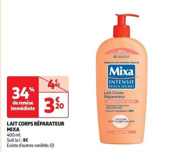 Mixa - Lait Corps Réparateur offre à 3,2€ sur Auchan Supermarché