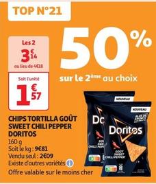 Doritos - Chips Tortilla Goût Sweet Chili Pepper offre à 1,57€ sur Auchan Supermarché