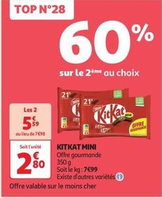 Kit Kat - Mini offre à 7,99€ sur Auchan Supermarché