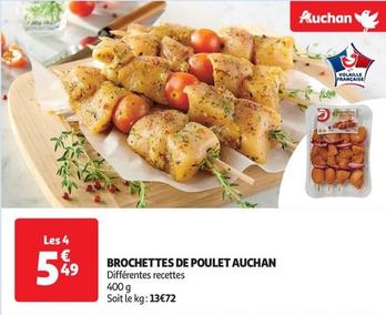 Auchan - Brochettes De Poulet
