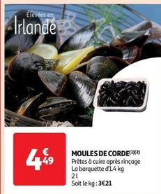 Moules De Corde offre à 4,49€ sur Auchan Supermarché