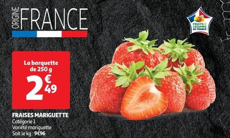 Fraises Mariguette offre à 2,49€ sur Auchan Supermarché