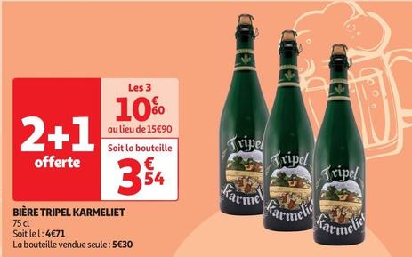 Tripel Karmeliet - Bière  offre à 3,54€ sur Auchan Supermarché