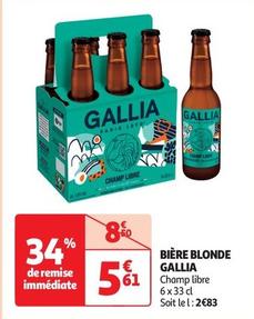 Gallia - Bière Blonde