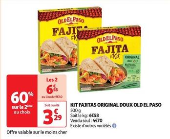 Old El Paso - Kit Fajitas Original Doux offre à 3,29€ sur Auchan Supermarché