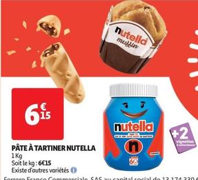 Nutella - Pâte À Tartiner offre à 6,15€ sur Auchan Supermarché