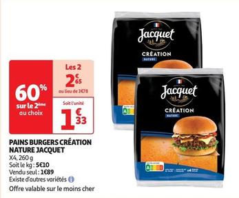 jacquet - pains burgers création nature