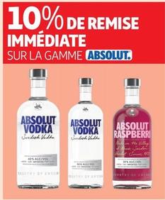 Absolut - Vodka offre sur Auchan Supermarché