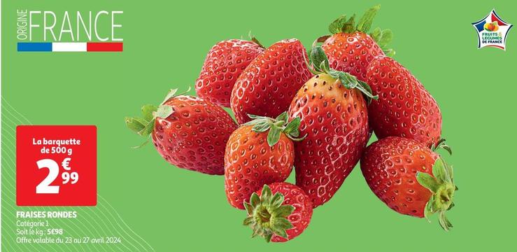 fraises rondes