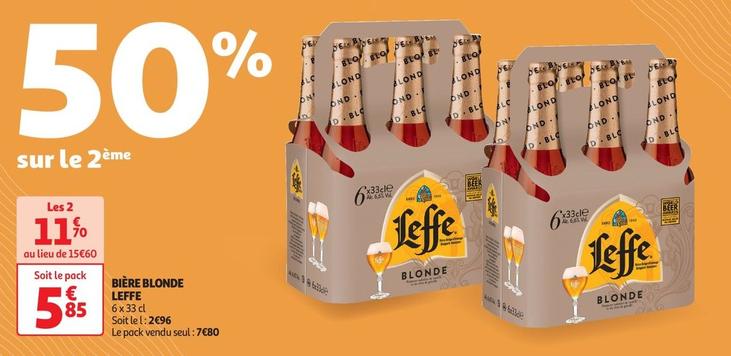 Leffe - Bière Blonde offre à 5,85€ sur Auchan Supermarché