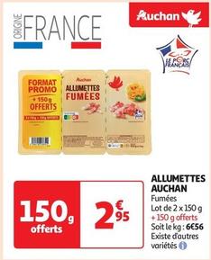 Auchan - Allumettes offre à 2,95€ sur Auchan Supermarché